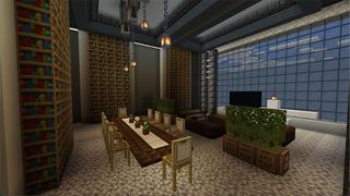 Screenshot of the Minecraft Bedrock Marketplace product Hacker Mansion created by Eco Studios.
