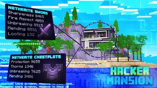 Thumbnail of the Minecraft Bedrock Marketplace product Hacker Mansion created by Eco Studios.