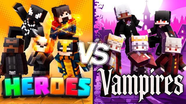 Thumbnail of the Minecraft Bedrock Marketplace product Heroes Vs Vampires created by Eco Studios.