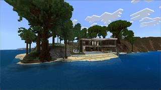 Screenshot of the Minecraft Bedrock Marketplace product Holiday Mansion created by Eco Studios.