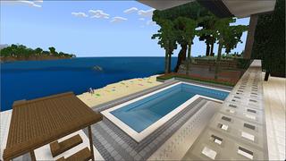 Screenshot of the Minecraft Bedrock Marketplace product Holiday Mansion created by Eco Studios.