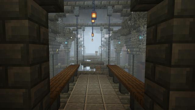 Screenshot of the Minecraft Bedrock Marketplace product Ice Temple 2 created by Eco Studios.