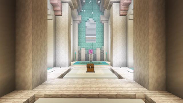 Screenshot of the Minecraft Bedrock Marketplace product Ice Temple 2 created by Eco Studios.