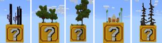 Panorama of the Minecraft Bedrock Marketplace product LuckyBlock SkyBlock created by Eco Studios.