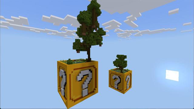 Screenshot of the Minecraft Bedrock Marketplace product LuckyBlock SkyBlock created by Eco Studios.