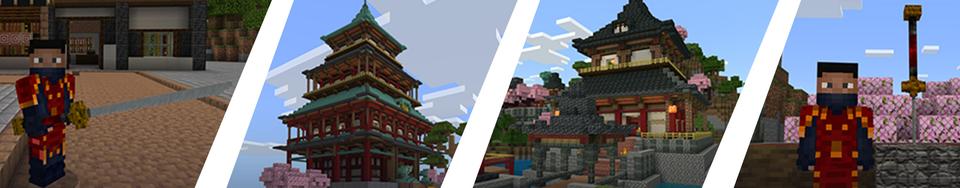 Panorama of the Minecraft Bedrock Marketplace product Lunar Serpent Year created by Eco Studios.