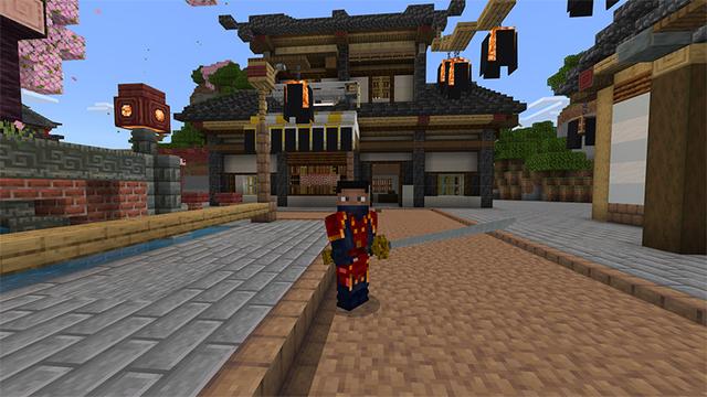 Screenshot of the Minecraft Bedrock Marketplace product Lunar Serpent Year created by Eco Studios.