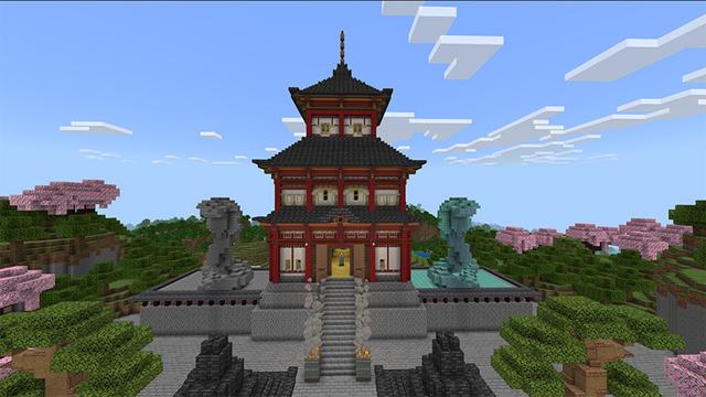 Screenshot of the Minecraft Bedrock Marketplace product Lunar Serpent Year created by Eco Studios.