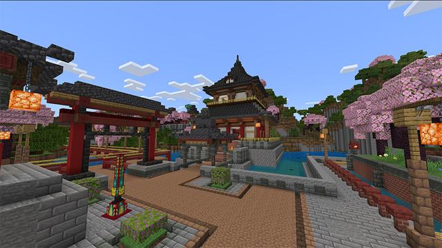 Screenshot of the Minecraft Bedrock Marketplace product Lunar Serpent Year created by Eco Studios.