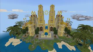 Screenshot of the Minecraft Bedrock Marketplace product Luxury Golden Palace created by Eco Studios.