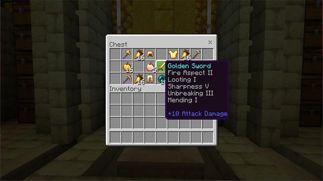 Screenshot of the Minecraft Bedrock Marketplace product Luxury Golden Palace created by Eco Studios.