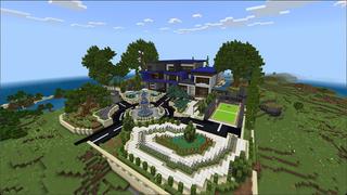 Screenshot of the Minecraft Bedrock Marketplace product Mansion created by Eco Studios.