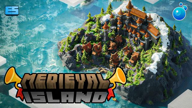 Thumbnail of the Minecraft Bedrock Marketplace product Medieval Island created by Eco Studios.