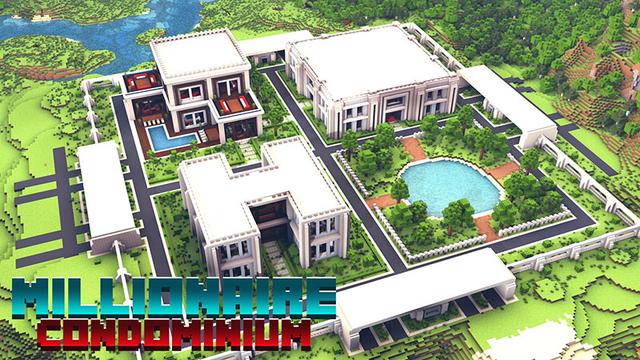 Thumbnail of the Minecraft Bedrock Marketplace product Millionaire Condominium created by Eco Studios.