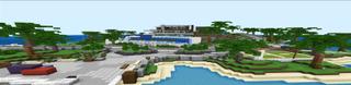 Panorama of the Minecraft Bedrock Marketplace product Millionaire Resort created by Eco Studios.