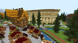 Screenshot of the Minecraft Bedrock Marketplace product Miners Valley created by Eco Studios.