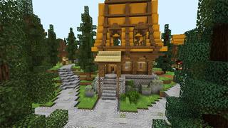 Screenshot of the Minecraft Bedrock Marketplace product Miners Valley created by Eco Studios.