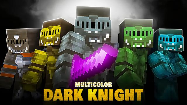 Thumbnail of the Minecraft Bedrock Marketplace product Multicolor Dark Knight created by Eco Studios.