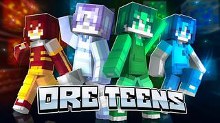 Thumbnail of the Minecraft Bedrock Marketplace product Ore Teens created by Eco Studios.