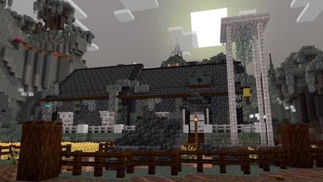 Screenshot of the Minecraft Bedrock Marketplace product Pale Garden created by Eco Studios.