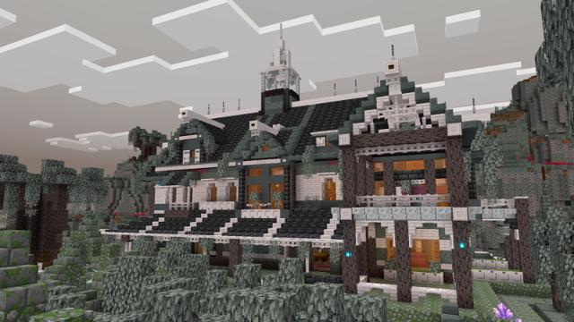 Screenshot of the Minecraft Bedrock Marketplace product Pale Garden created by Eco Studios.