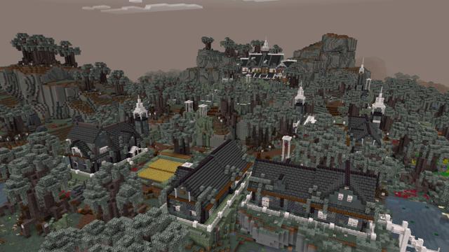 Screenshot of the Minecraft Bedrock Marketplace product Pale Garden created by Eco Studios.
