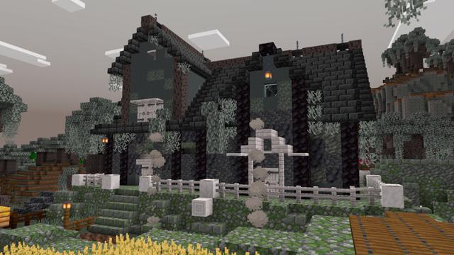 Screenshot of the Minecraft Bedrock Marketplace product Pale Garden created by Eco Studios.