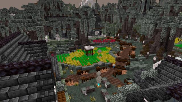 Screenshot of the Minecraft Bedrock Marketplace product Pale Garden created by Eco Studios.