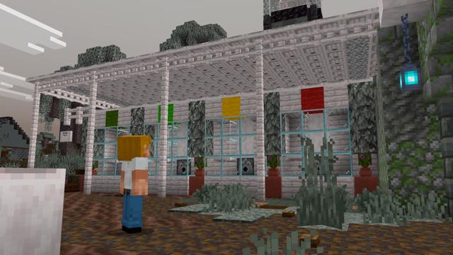 Screenshot of the Minecraft Bedrock Marketplace product Pale Garden created by Eco Studios.