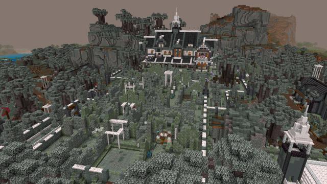 Screenshot of the Minecraft Bedrock Marketplace product Pale Garden created by Eco Studios.