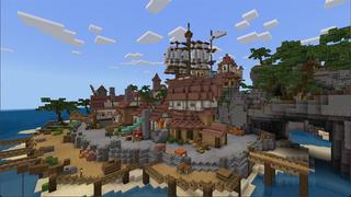 Screenshot of the Minecraft Bedrock Marketplace product Pirate Island created by Eco Studios.