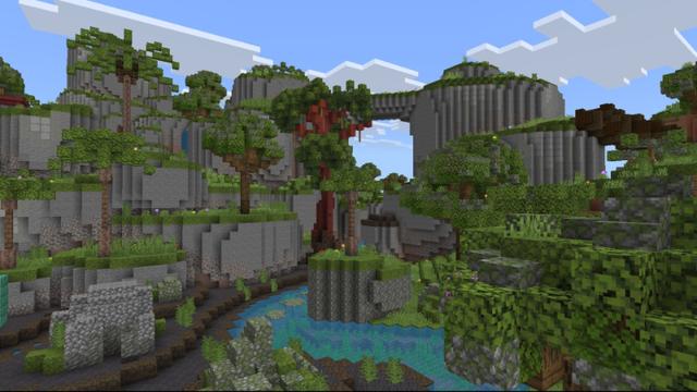 Screenshot of the Minecraft Bedrock Marketplace product Plane Crash Survival 2 created by Eco Studios.