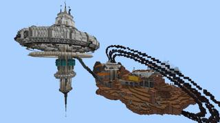 Screenshot of the Minecraft Bedrock Marketplace product Planet Sky Survival created by Eco Studios.