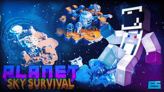 Thumbnail of the Minecraft Bedrock Marketplace product Planet Sky Survival created by Eco Studios.