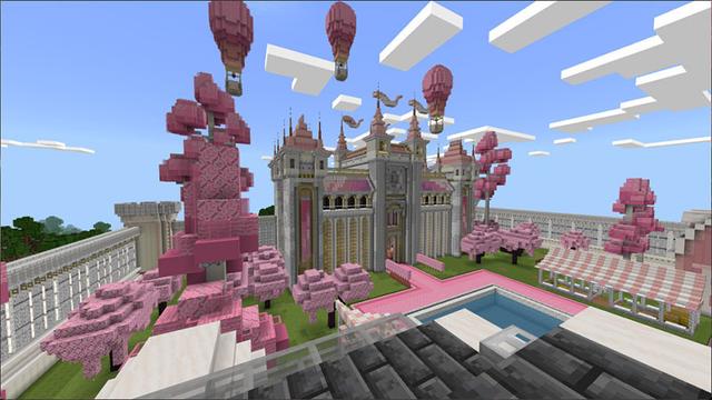 Screenshot of the Minecraft Bedrock Marketplace product Princess Castle created by Eco Studios.