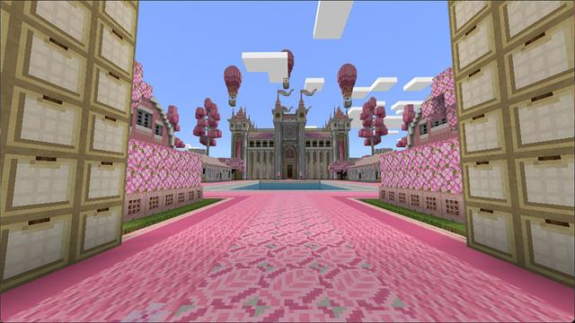 Screenshot of the Minecraft Bedrock Marketplace product Princess Castle created by Eco Studios.