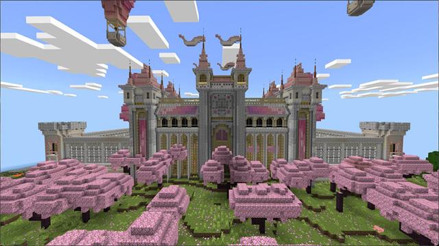 Screenshot of the Minecraft Bedrock Marketplace product Princess Castle created by Eco Studios.