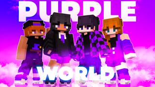Thumbnail of the Minecraft Bedrock Marketplace product Purple World! created by Eco Studios.