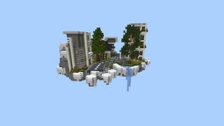 Screenshot of the Minecraft Bedrock Marketplace product Sky City created by Eco Studios.