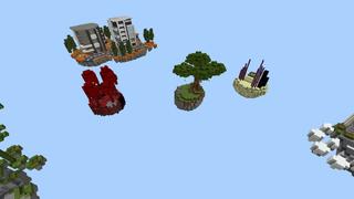 Screenshot of the Minecraft Bedrock Marketplace product Sky City created by Eco Studios.