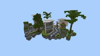 Screenshot of the Minecraft Bedrock Marketplace product Sky City created by Eco Studios.