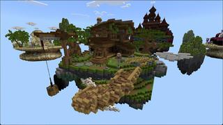 Screenshot of the Minecraft Bedrock Marketplace product Sky Fantasy created by Eco Studios.