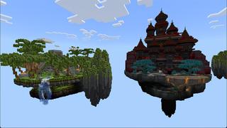 Screenshot of the Minecraft Bedrock Marketplace product Sky Fantasy created by Eco Studios.