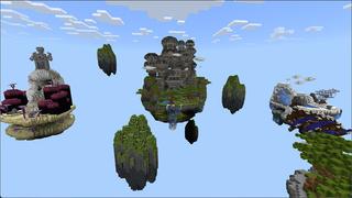 Screenshot of the Minecraft Bedrock Marketplace product Sky Fantasy created by Eco Studios.