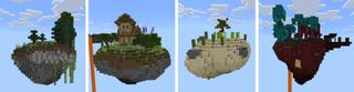 Panorama of the Minecraft Bedrock Marketplace product SkyBlock Island created by Eco Studios.