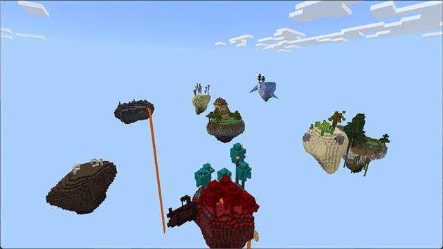 Screenshot of the Minecraft Bedrock Marketplace product SkyBlock Island created by Eco Studios.