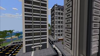 Screenshot of the Minecraft Bedrock Marketplace product Small Town created by Eco Studios.