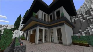 Screenshot of the Minecraft Bedrock Marketplace product Snow Mansion created by Eco Studios.