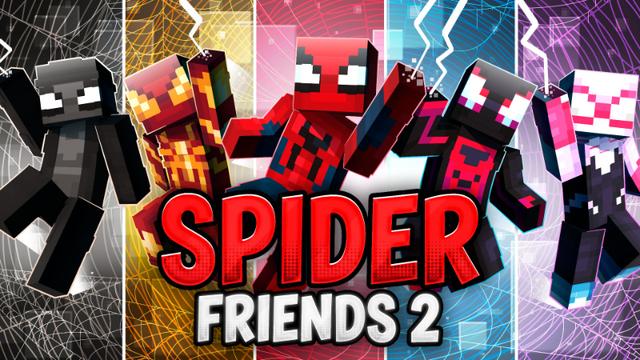 Thumbnail of the Minecraft Bedrock Marketplace product Spider Friends 2 created by Eco Studios.