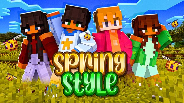 Thumbnail of the Minecraft Bedrock Marketplace product Spring Style created by Eco Studios.